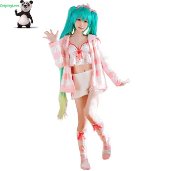 CosplayLove Miku Vocaloid Cameră Purta Pijamale Roz Minunat Rochie De Cosplay Costum De Crăciun Pentru Halloween