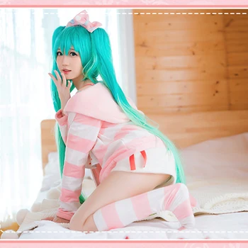 CosplayLove Miku Vocaloid Cameră Purta Pijamale Roz Minunat Rochie De Cosplay Costum De Crăciun Pentru Halloween