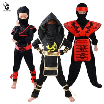 Costum Ninja Copii Ninjago Costume de Halloween pentru Copii Fancy Dress Up Anime Costume de Carnaval Ninja Cosplay disfraces
