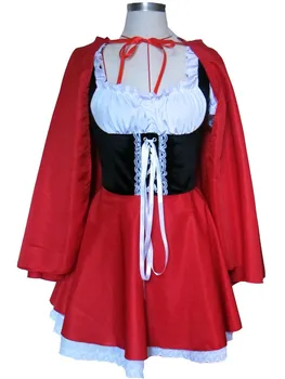 Costume de halloween pentru femei cosplay sexy little red riding hood joc de fantezie uniforme de fantezie rochie costum, S-6XL cosplay