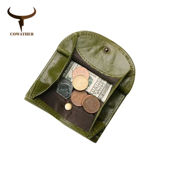 COWATHER femei geanta multifunctionala portofel de calitate de top vacă din piele de moda vintage design carte de monedă titularul portofel