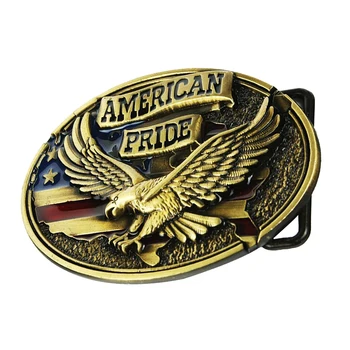Cowboy Vest De Epocă Rece Relief American Pride Golden Eagle Catarama Regla Roller Pin Cataramă Pentru Bărbați Curea Din Piele
