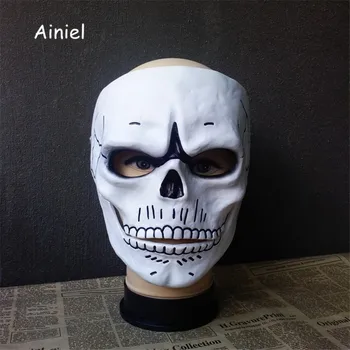 Craniu Schelet Înfricoșător Masca 007 JAMES BOND Spectre Masca Bărbați Carnaval de Halloween Cosplay Costum de Mascaradă Partid-Fantomă Rășină Măști