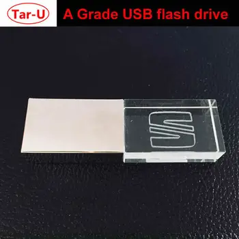 Creative brand logo-ul de 64GB Cristal unitate flash USB de capacitate mare viteză flash pen drive masina logo-ul pentru card de memorie