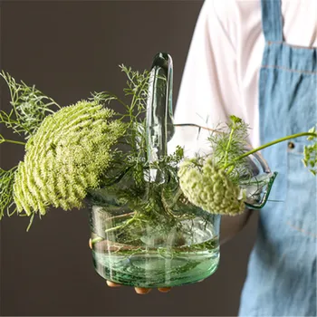 Creative Bubble Coș De Cumpărături Pungă Vaza De Sticla Cu Flori Living Desktop Vaza Stil European Decorațiuni Interioare Accesorii Cadou