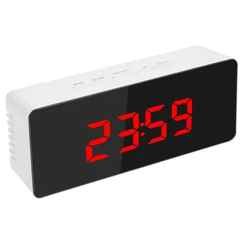 Creative Digital Ceas cu Alarmă multi-funcție Electronice a CONDUS Snooze Ceas cu oglinda Camera de Hotel smartphone-uri USB de încărcare Temperatura