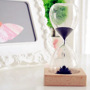 Creative Nisip Awaglass Mână-suflate Timer ceas Magnet Magnetic Clepsidra ampulheta meserii ceas de nisip de clepsidră timer de Crăciun