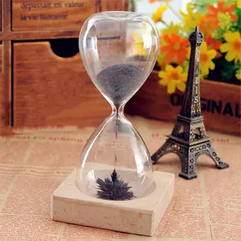 Creative Nisip Awaglass Mână-suflate Timer ceas Magnet Magnetic Clepsidra ampulheta meserii ceas de nisip de clepsidră timer de Crăciun