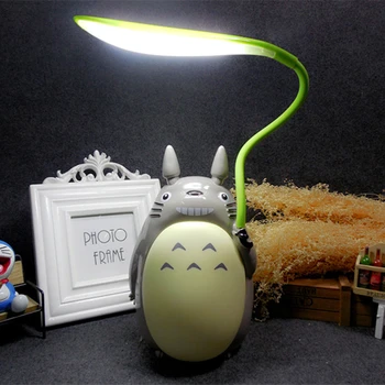 Creative Noapte Lumini LED-uri de Desene animate Totoro Forma Lampa USB Reîncărcabilă Lectură de Masă Lămpi de Birou pentru Copii Cadouri Decor Acasă Noutate