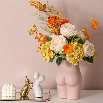 Creative roz body art vaza ceramica de grădinărit ghiveci decor accesorii pentru decor modern în stil minimalist ornamente cadou