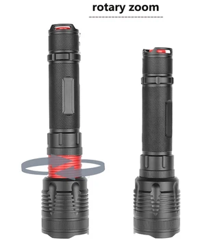 CREE XHP70.2 Noi ajunge Original 32w zoom puternic Tactice LED lanterna Lanterna 10000mAh Acumulator 26650