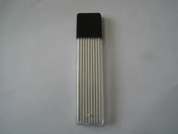 Creion alb duce refill 1 duzină de 12 cazuri 108 bucati de 2mm mecanice reumplere automată de propulsie duce titularul mine