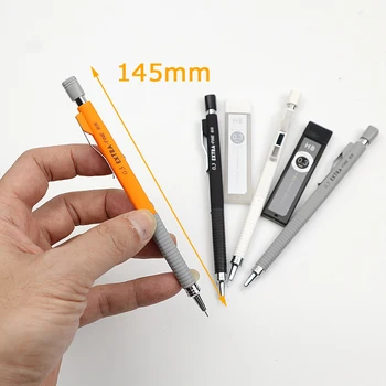 Creion mecanic 0,3 mm Metal, Peniță Non-alunecare mâner Automate Creion Pentru Pictură Și Scris Școală, Rechizite de Birou 3pcs/lot