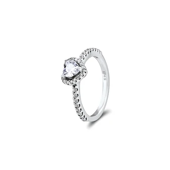 Crescute Inima Inel Original Argint 925 Inele Pentru Femei DIY Bijuterii Argint Bijuterii DIY Moda Ring