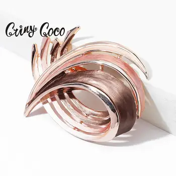 Cring Coco de Moda Aur a Crescut Geometric Broșe Ace Designer Email Aliaj Femei Broșă Pin pentru Rochii Haine Fete Cadouri 2020