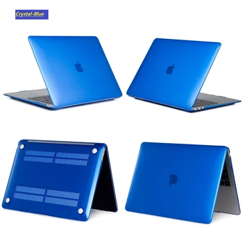 Cristal Greu Laptop Caz Acoperă Pentru Apple Macbook Air Pro Retina 11 12 13 15 cu/fara Touch Bar