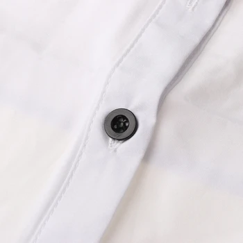 Cruce Neagră Cu Dungi Rever Detasabil Jumătate-Shirt Bluza Femei Decorative Reglabil Buton Jos Fals Guler Fals Colier
