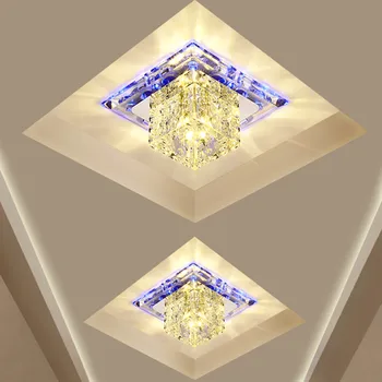 Crystal Led Lumini Plafon Moderne Plafonnier Led Lampă de Plafon Dormitor, Camera de zi Lumini Bucătărie, Hol, Foaier Culoar 3W 5W