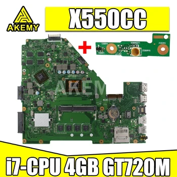Cu i7-CPU 4GB GT720M Pentru Asus X550CL X550C R518C X552C X550CC X550VB laptop placa de baza Placa de baza Testelor ok HM76