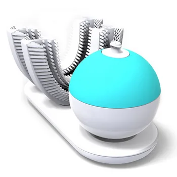 Cu ultrasunete Reîncărcabilă Wireless 360 de Grade Automat Hands-free Electrice Formă de U Periuta de dinti