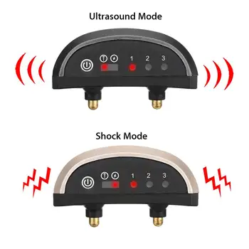 Cu ultrasunete Zgarda de dresaj de Companie Zgarda Control Vocal Anti Latrat Dispozitiv de Încărcare Display rezistent la apa IP65