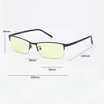 Cubojue Ochelari de Calculator Bărbați Lumina Albastra Anti-Reflexie ochelari cadru Om Galben Lentile nuanță de Jocuri de noroc Ochi Proteja UV400 Munca