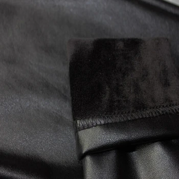 CUHAKCI Nou Design Negru Jambiere din Piele Îngroșarea Slab de Iarnă Legging Cald Pantaloni Casual Femei Leggins de Înaltă Calitate