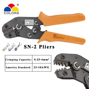 Culori Trusa de instrumente de sertizare SN-2 SN-28Bpliers maxilarului kit de separare clești clești pentru plug/tub/izolare terminale clemă de instrumente