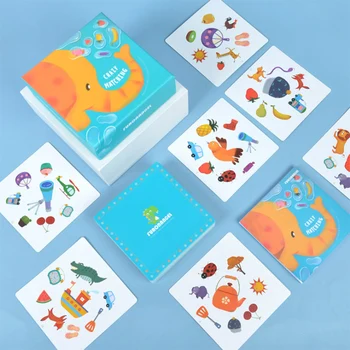 Cunoaștere copilul Puzzle Jucării Toddler Carduri de Potrivire Jocuri Cognitiv al copilului Pereche de Puzzle Cadou jucarii pentru copii Jucării Cadou