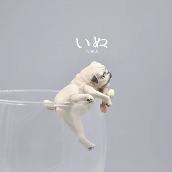Cupa margine decor Pug câine Jucării Capsulă cifrele de acțiune