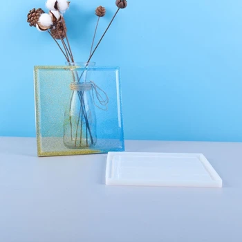 Cupa Mat Cristal Rășină Epoxidică Mucegai Tava Coaster Silicon Mucegai Meserii DIY Decoratiuni Instrument de Luare