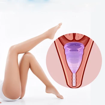 Cupa Menstruala Menstrual Medicale Silicon Cupa Lunar Perioada De Igienă Feminină Menstrual Doamna Perioadă Femei Cupa De Silicon Reutilizabile