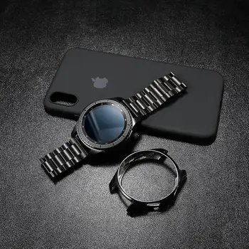 Curea+20/22mm trupa ceas Pentru samsung gear S3 Frontieră curea Galaxy watch 46mm 42 Oțel Inoxidabil TPU placat caz de protecție