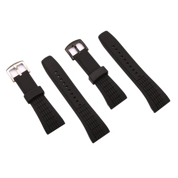 Curea de cauciuc pentru bărbați accesorii ceas cataramă de pin pentru Seiko 26mm curea de ceas silicon sport în aer liber rezistent la apa bratara doamnelor