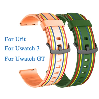 Curea de schimb Pentru Umidigi Ufit Banda Pentru Uwatch GT Bratara Pentru Uwatch 3 GPS Brățară Inteligent Accesorii Ceas Silicon Curea