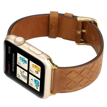 Curea din piele pentru Apple watch band 44mm 40mm 42mm 38mm correa iwatch 4 5 3 2 sport buclă bratara Apple watch Accesorii