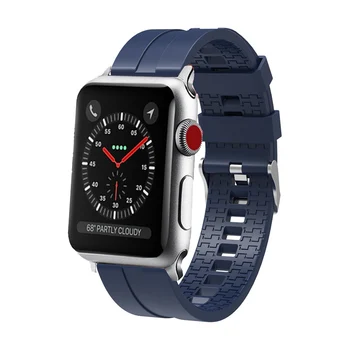 Curea din silicon Pentru Apple watch band 44 mm/40 mm 42mm/38mm Respirabil iWatch 42 38 40 brățară Apple watch seria 5 4 3 2 1 44mm