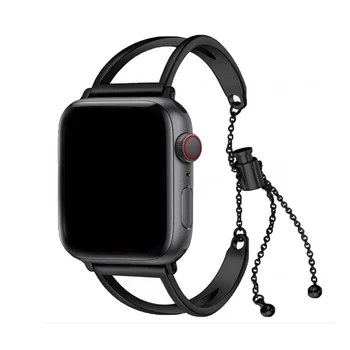 Curea Pentru Apple Watch Band iWatch SE 6 5 4 3 2 42mm/38mm/44mm/40mm din Oțel Inoxidabil Manșetă Curea Fata de Design de Moda Brățară de Metal