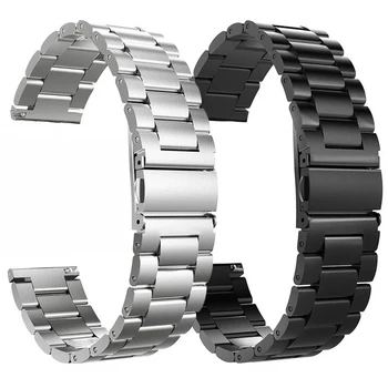 Curea Pentru samsung Galaxy ceas trupa 46/42mm Echipament S3 Frontieră brățară din Oțel Inoxidabil pentru huawei GT 2 amazfit bip gtr watchband