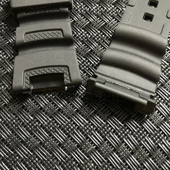 Curea Silicon negru Watchband Potrivit Pentru Casio SGW-100 SGW100 21MM Bărbați Femei Cauciuc Impermeabil Sport Înlocuire Trupa Ceas