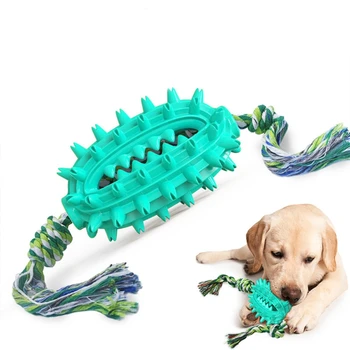 Curățarea dinților Și Alimente de Distribuire Caracteristici Câine Jucării de Mestecat Mesteca Câine de Sfoara Bumbac J2HB