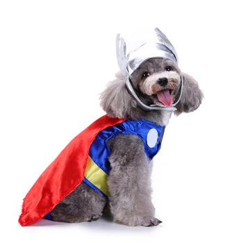 Câine amuzant Haine de Halloween Thor Costum Catelus Haina Mici și Mijlocii Câini Imbracaminte pentru animale de Companie Yorkies Chihuahua, Câine de Companie Fusta