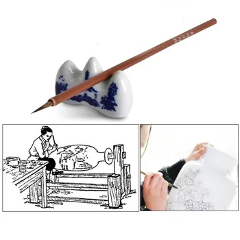 Cârlig Mic, Linie Creion De Ceramică, Instrumente De Scris, Perie Rat Mustăți De Colorat Pictura Underglaze Pixuri Vopsea Ceramica Lut Polimer Instrument