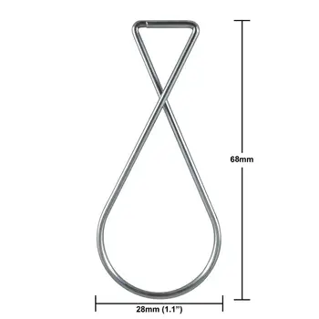 Cârlige de tavan (Set de 100) - Drop Clipuri Tavan perfect pentru Decoratiuni de Nunta și Clasă Decoratiuni - T-clip Compatibil wi