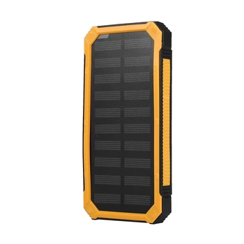 Călătorie Solar Portabil Putere Banca Caz DIY Kit 20000mAh Încărcare Rapidă Dual USB Mobile Power Bank Cazuri Built-In Panoul Solar