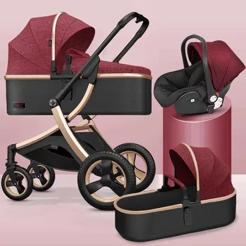 Cărucior 3 în 1,poussette,kinderwagen,coches de bebe,copil cărucior,cărucior pentru copii 3 in 1 cu scaun auto, de călătorie ori cu parmezan