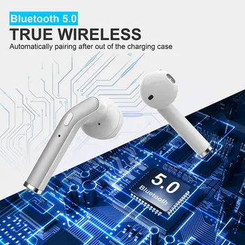 Căști fără fir Bluetooth 5.0 TWS Sunet Hi-fi Stereo pentru Căști Auriculare Mini-Căști Pentru iphone 11 xs xr 9 8 7 6 se Xiaomi