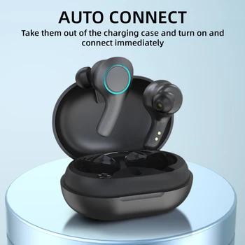 Căști fără fir, Căști Bluetooth 5.0 TWS setul cu Cască Stereo Bass Earbud Telefon cu Touch Control Microfon pentru Sport
