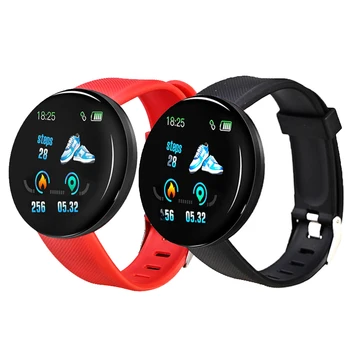 D18 Ceas Inteligent Bărbați Femei Brățară Inteligent Heart Rate Monitor de Presiune sanguina Sport Impermeabil Ceasuri Smartwatch pentru IOS