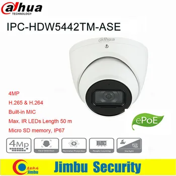 Dahua 4MP Camera IP IPC-HDW5442TM-ASE IR50m IPC-HDW5442TM-CA-LED-uri POE EPOE de memorie Micro SD CCTV aparat de fotografiat Inteligent de Detectare a sprijinit